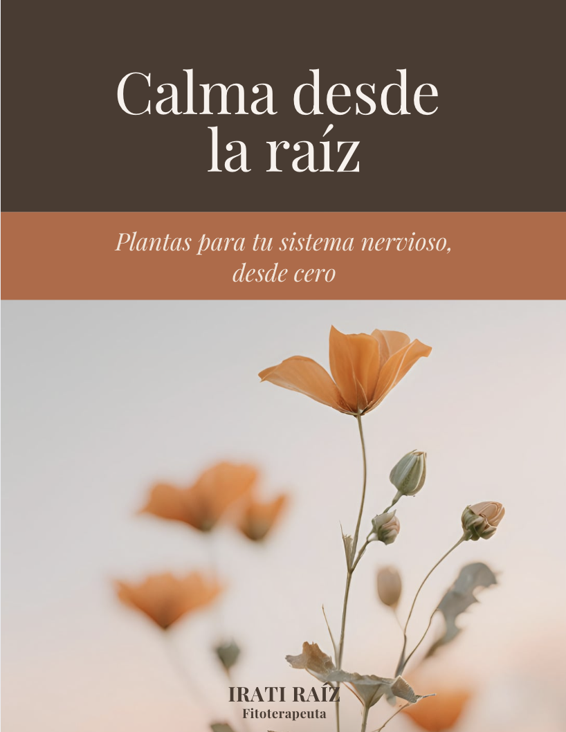 Ilustración botánica de plantas medicinales para el sistema nervioso